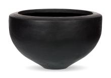 Sensei, 33.5xH20.5cm - Noir, r�sine ciment