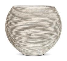 Otello, 40xH32cm - Blanc strill�, r�sine ciment