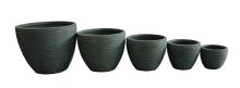 Rillen, 37cm - Couleur granit, cannel�, r�sine ciment