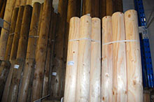 Tuteur bois - L 250 cm / 55 mm nature