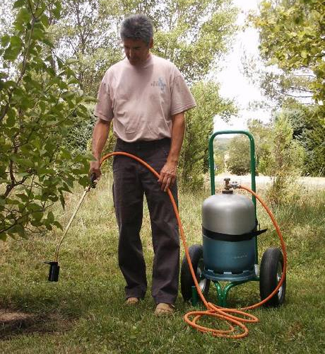 br�leur pour herbes � main / dos - (prix / jour)   + gaz