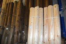 Tuteur bois - L 350 cm / 74 mm nature