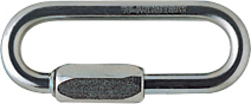 Mousqueton acier 7mm - GO ovale