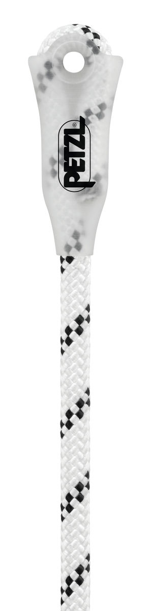 Corde Axis 11mm - blanc 50m terminaison cousue