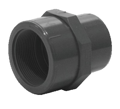 Raccord � visser PP - 1 1/4 F  x  1 F O-Ring