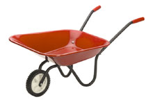 Brouette - Acier, l�ger, 38cm larg. 78cm long,