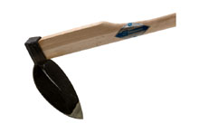 Piochard en forme de c�ur - Forg� d�une pi�ce, houe 210/150mm, manche droit en fr�ne 140cm